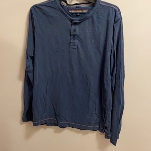 Tommy Hilfiger blue button up shirt